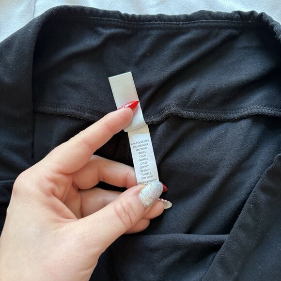 Lularoe Womens Tall & Curvy Black Leggings Soft Polyester Business Casual - Picture 5 of 6